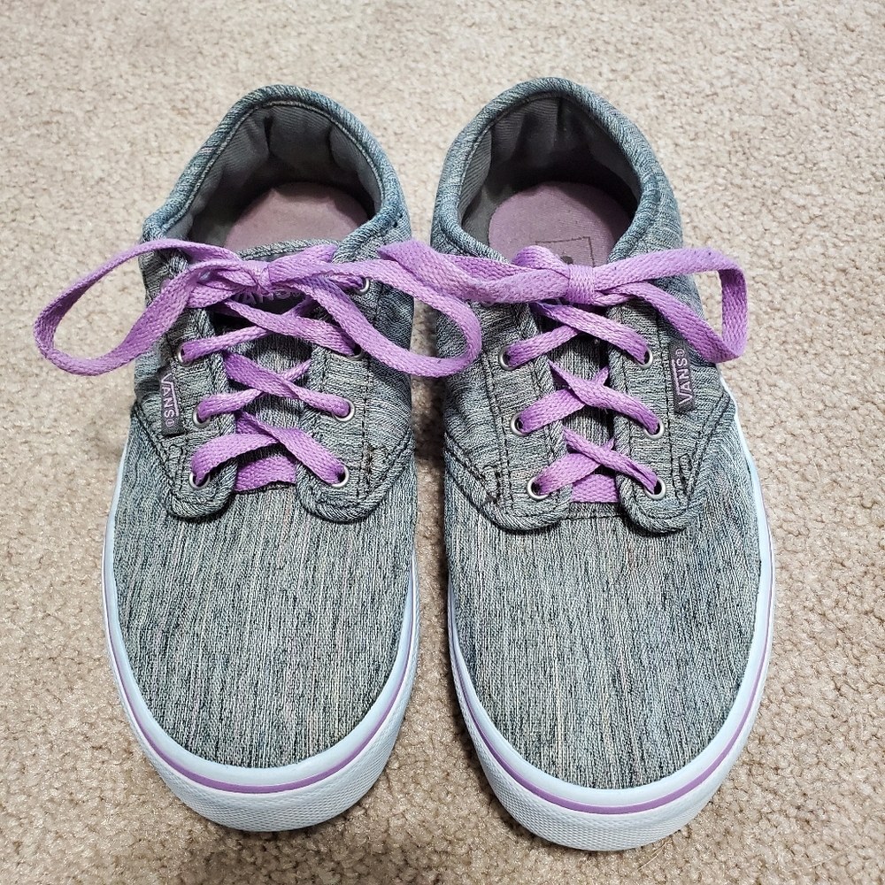 Vans Youth Unisex Gray/Multicolored Sneakers
